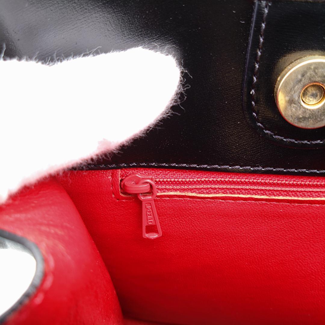 セリーヌ レザー トートバッグ スターボール ヴィンテージ オールド ブラック