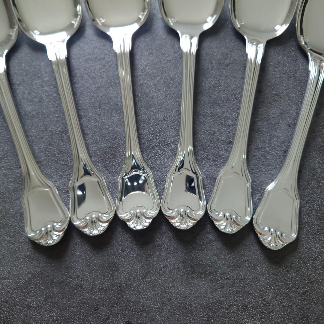 希少 極美品 クリストフル ポートロイヤル アイスクリームスプーン 6点