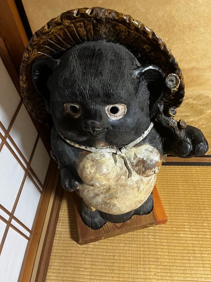 超特大‼️ レア　希少品　信楽焼　開運　八方縁起　たぬきの置物