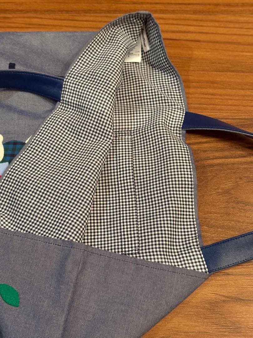 familiar デニムバッグ　レッスンバッグ