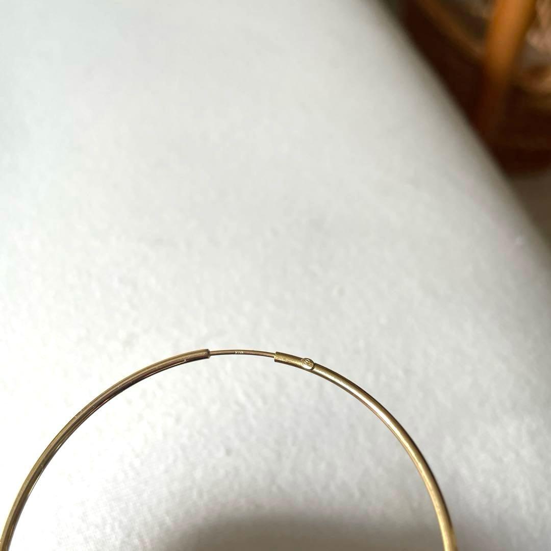 スタージュエリー k18フープピアス特大サイズ