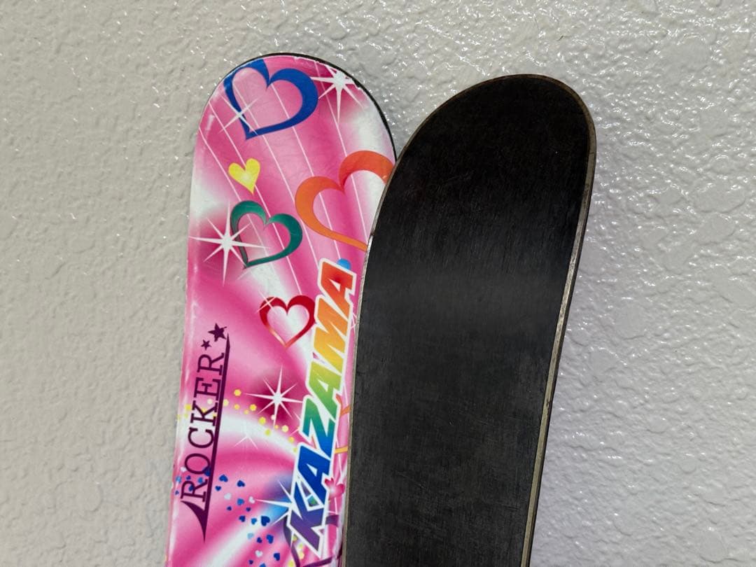 KAZAMA ROCKER 106cm ピンク　スキー　ブーツ　セット