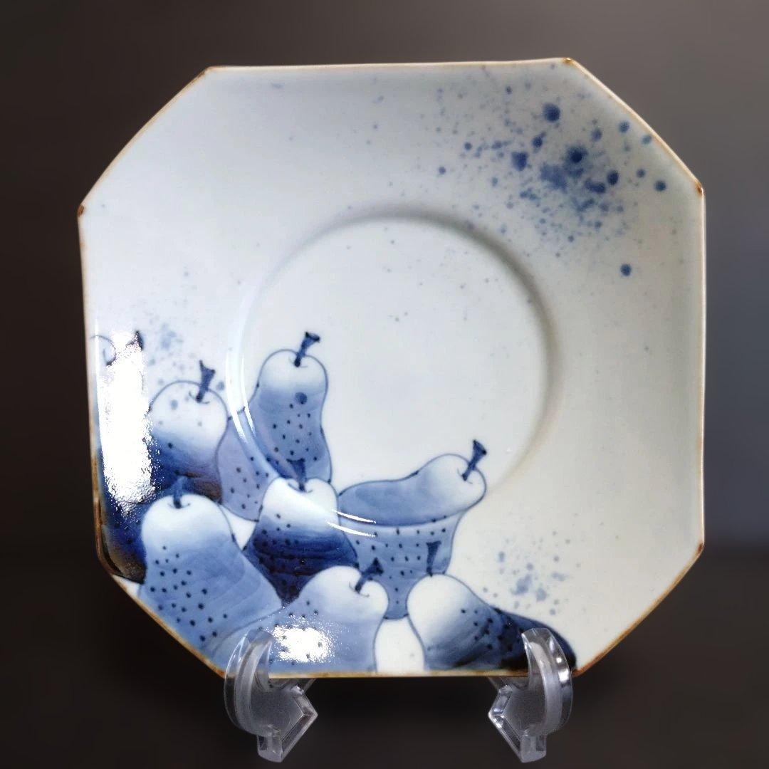 新品 有田焼 福泉窯 角皿　料亭　懐石料理