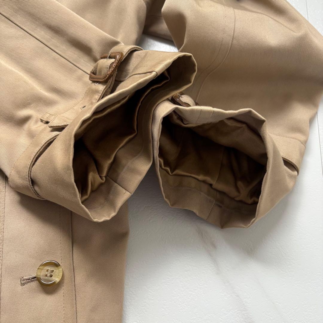 激レア◆バーバリーロンドン ベルト ライナー 襟付き トレンチコート ベージュ