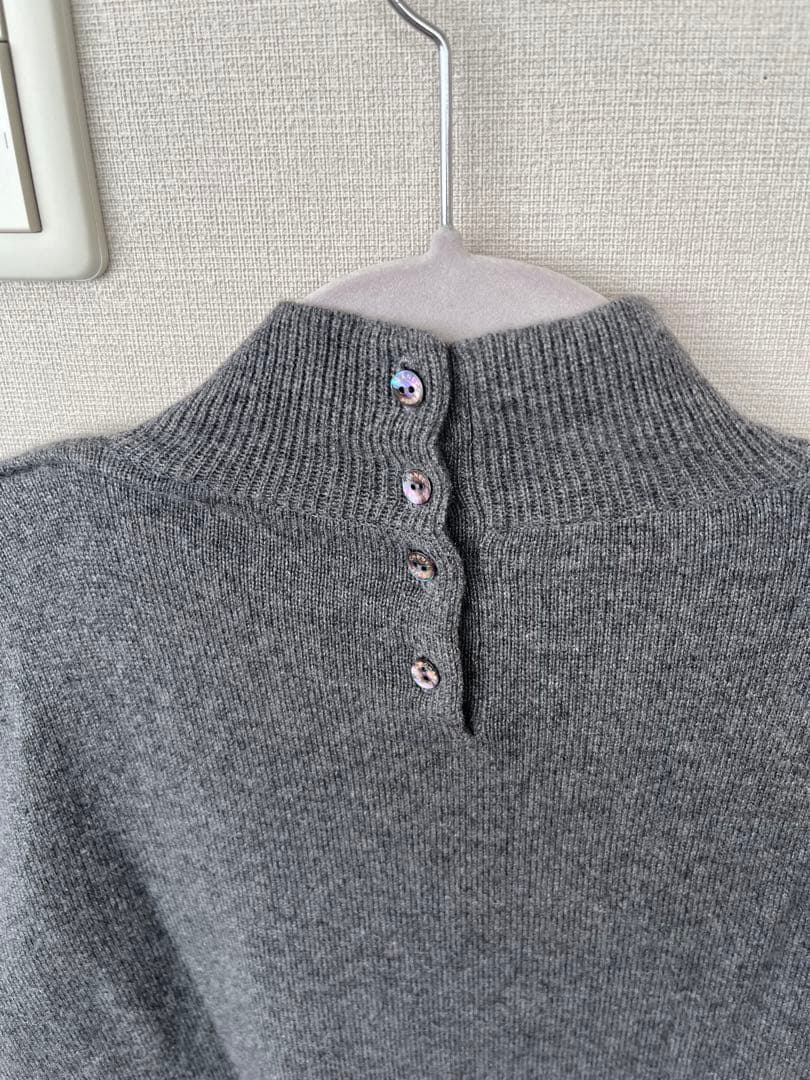 CHANEL カシミヤ シルクハイネックニット