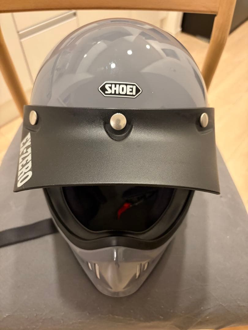 SHOEI EX-ZERO グレー Lサイズ ジェットヘルメット [美品]