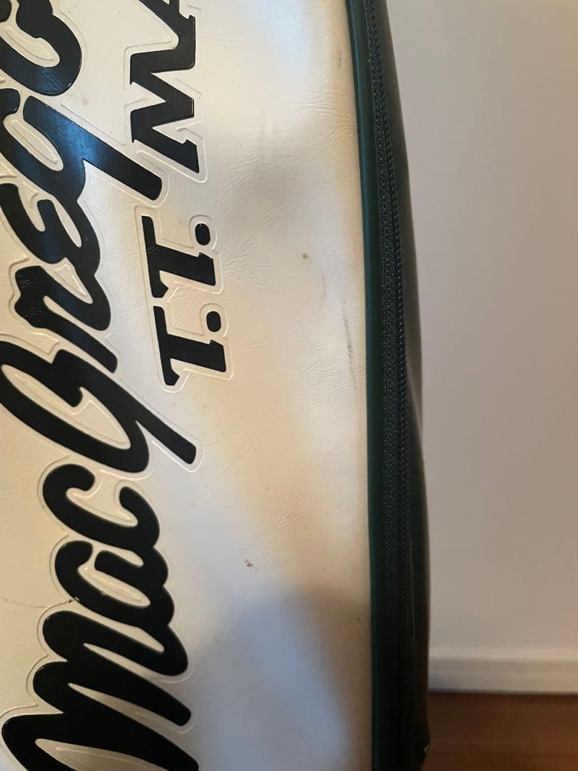 MacGregor 緑色キャディバッグ・本間製シューズバッグ付き