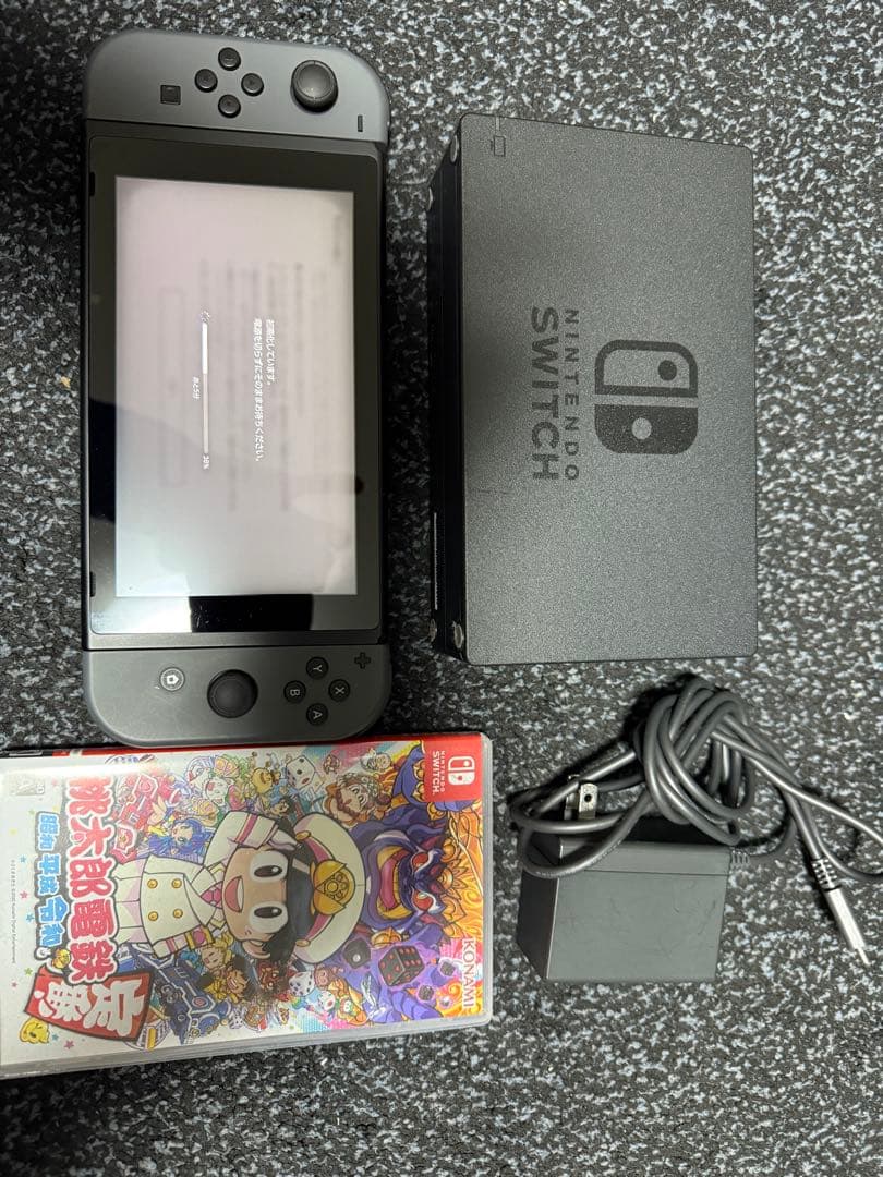 早い者勝ち　ニンテンドースイッチ　本体　ブラック　※桃太郎電鉄ソフト付き