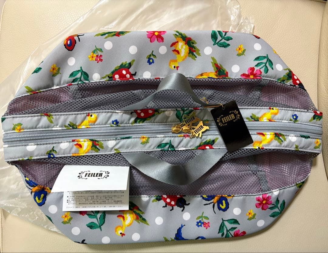 新品フェイラー ハイジ　ドット フードバスケット　紙袋とシール付き