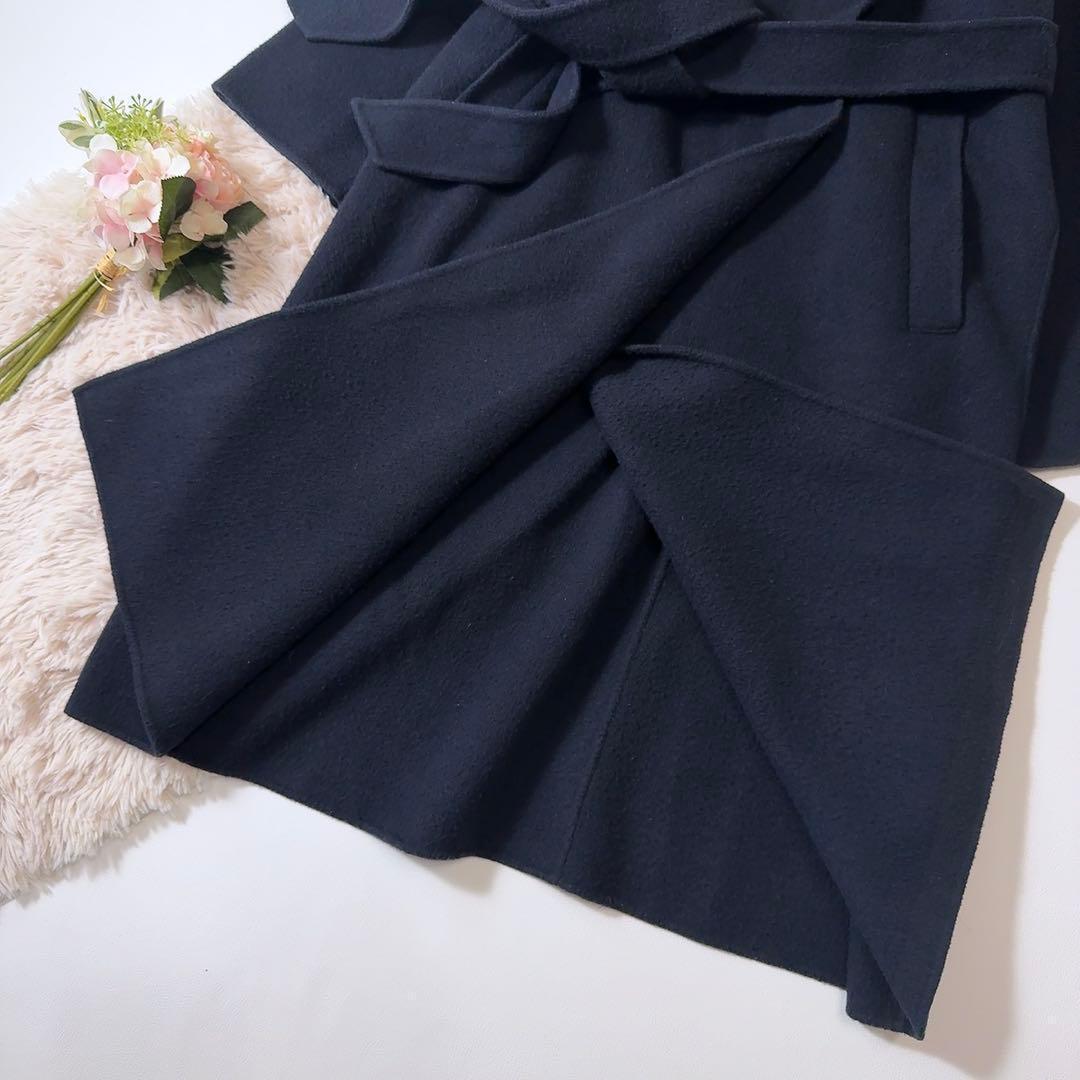 美品ꕥアルアバイル 23AW KIWIラムリバーロングコート リバー仕立て