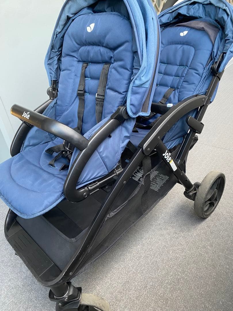 Joie ダブルベビーカー ネイビーEvalite Duo エヴァライトデュオ