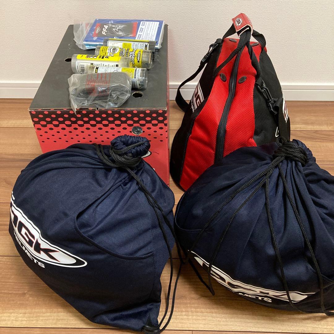 カーボンヘルメット OGK FF4-R Mサイズ 2種 セット