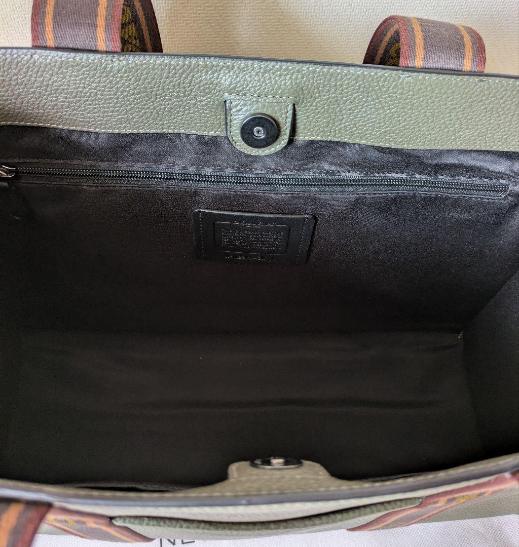 【美品】COACHスミスレザートートバッグラージサイズ