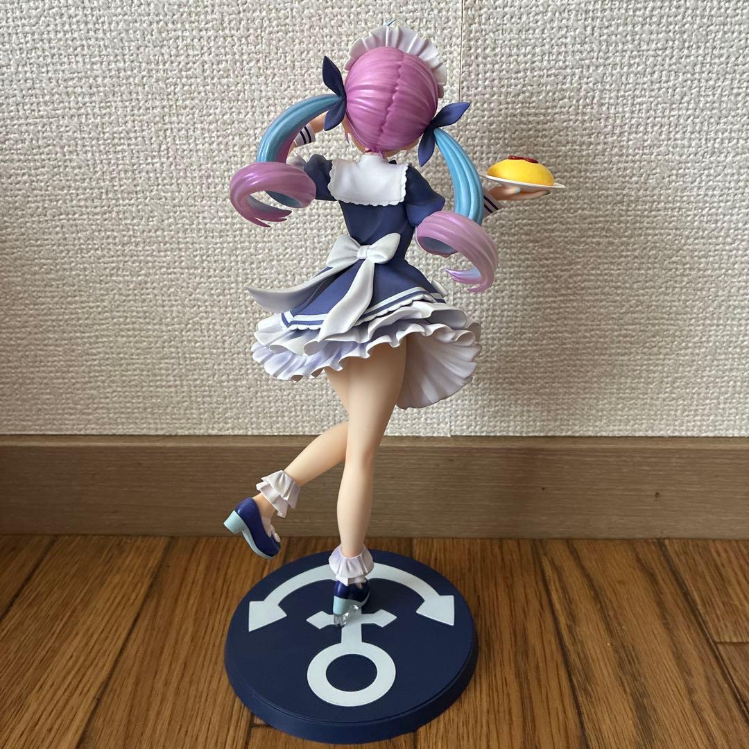 湊あくあ 1/7スケール 塗装済み完成品 フィギュア顔パーツ付 開封済み