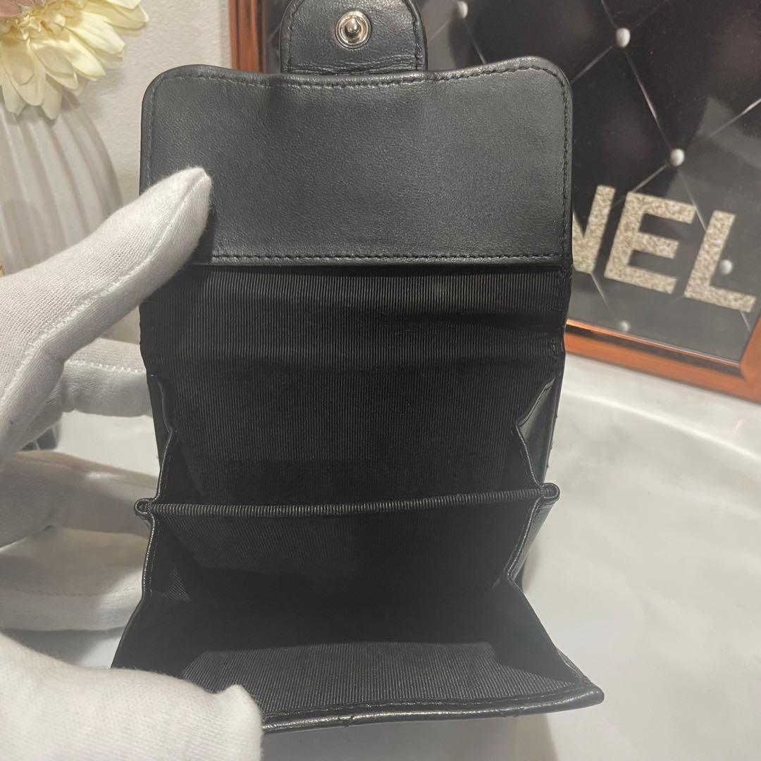 ⭐️シャネル⭐️CHANEL⭐️マトラッセ⭐️Wホック⭐️コンパクト財布⭐️三…