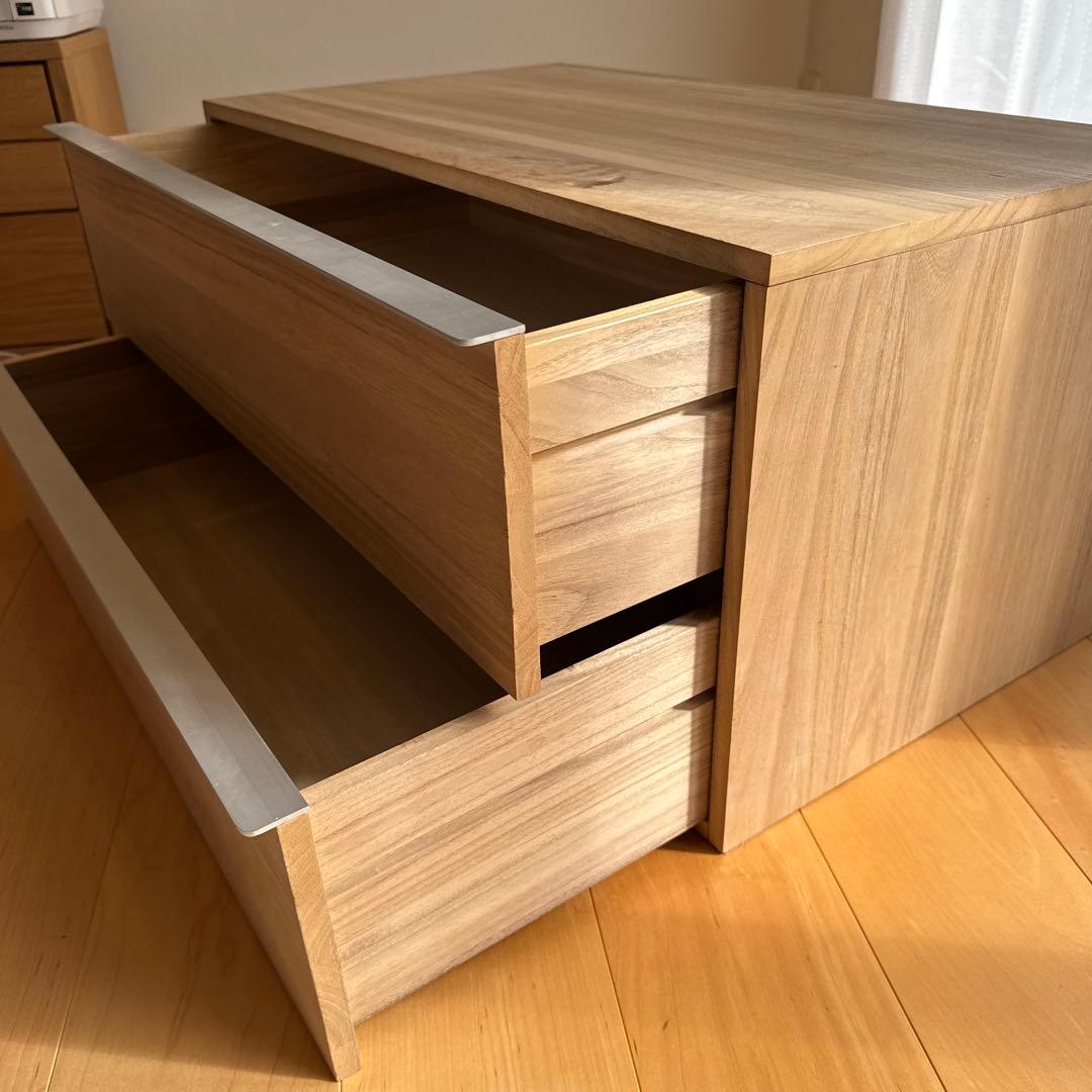 無印良品　桐タンス　チェスト①