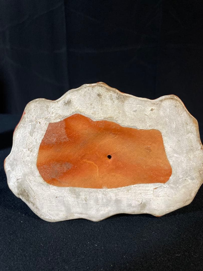 平戸焼 染付 獅子の子落とし 置物 / 陶器陶芸明治大学博物館特定コレクション