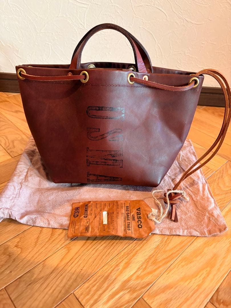 VASCO 2WAY巾着バッグ Sサイズ