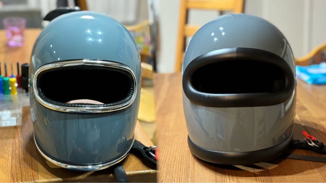 カスタムヘルメット　必ず装飾用、観賞用、公道走行不可でお願いします。