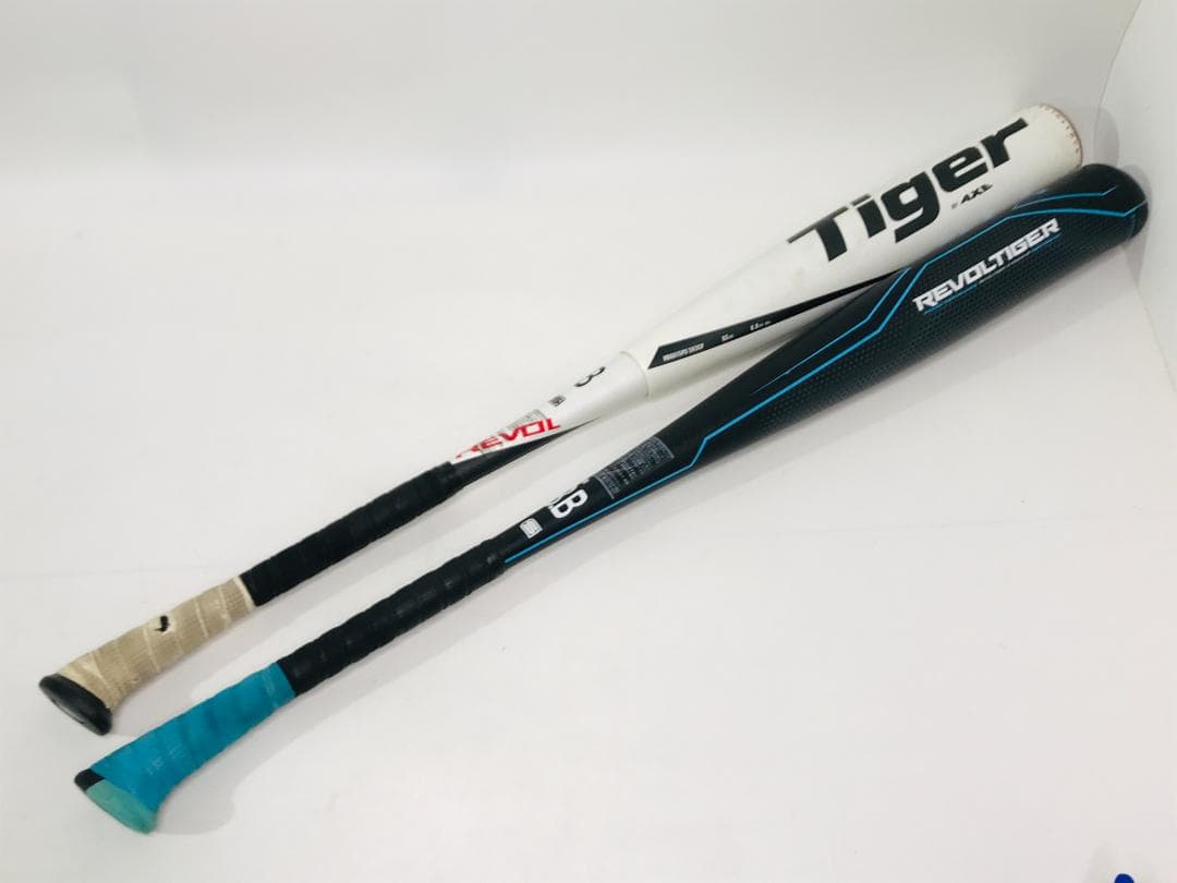 ミツワタイガー REVOLTIGER 軟式 金属バット Jグリップ　２本セット