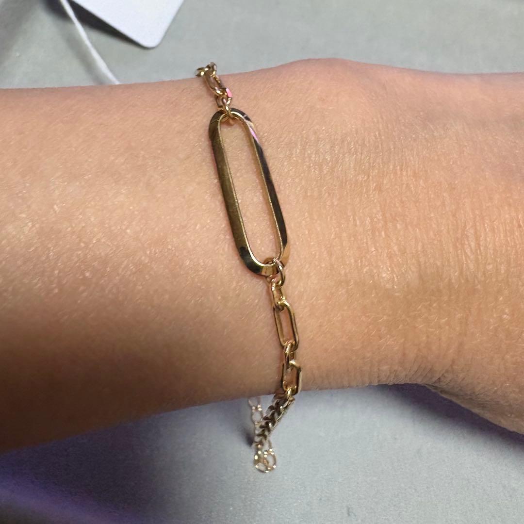 k18YG デザインブレスレット