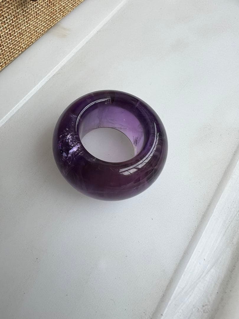 天然紫水晶 指輪
