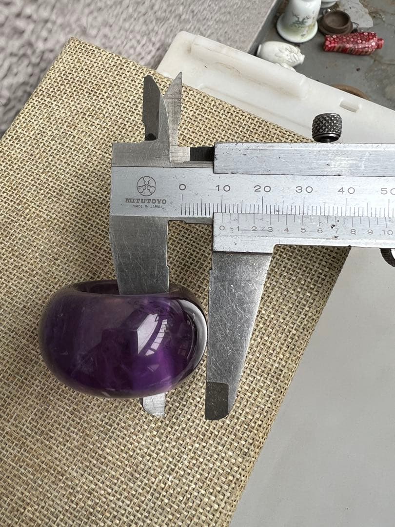 天然紫水晶 指輪