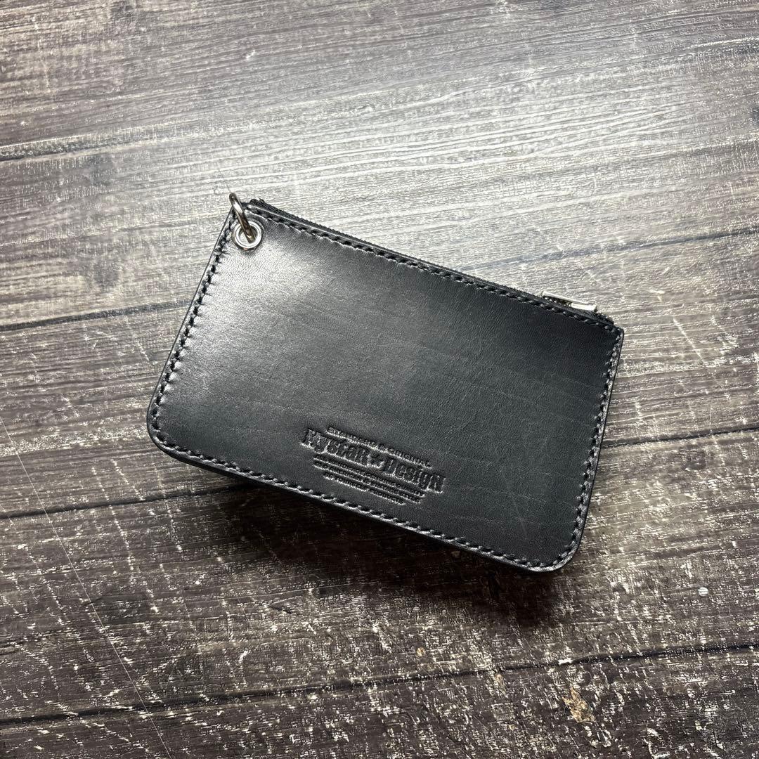 栃木サドルレザー　スタッズコンパクトウォレット