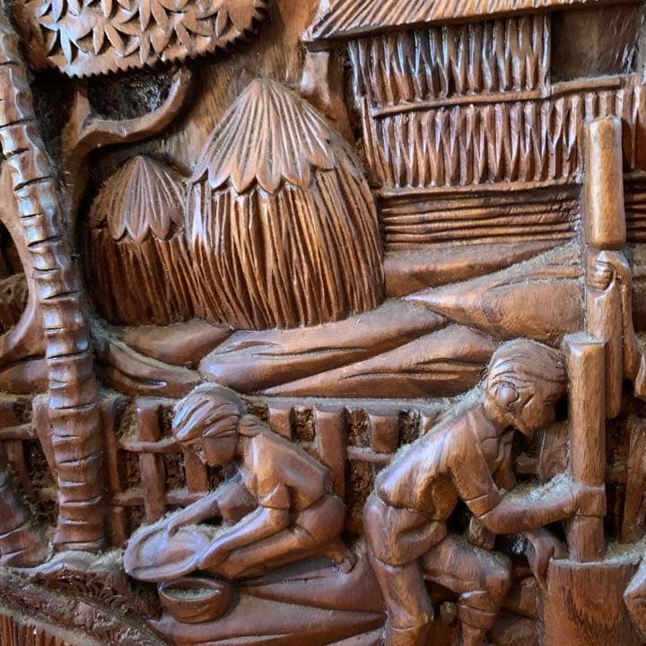 彫刻　オブジェ　木彫り　一刀彫