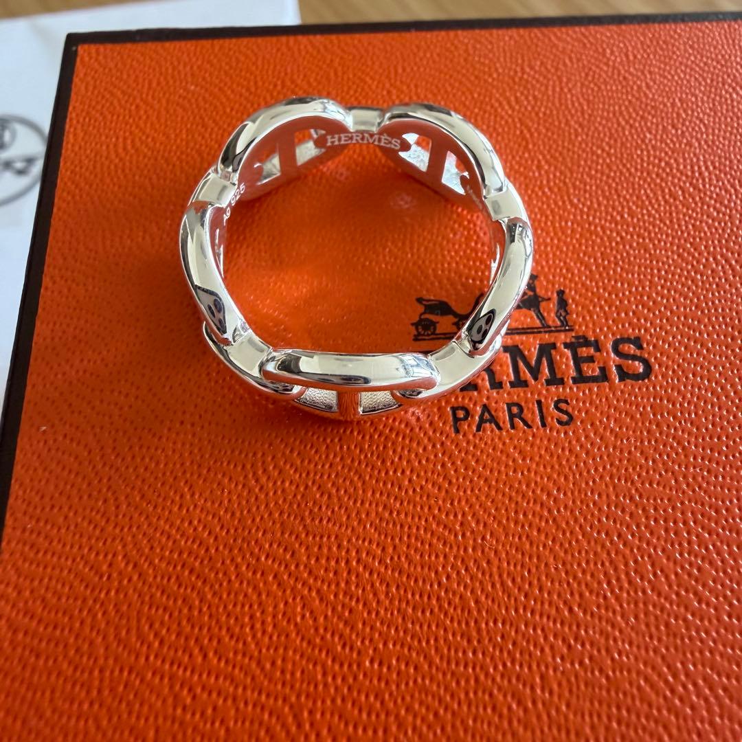 エルメス HERMES シェーヌ　ダンクル　アンシェネ PM　リング　58
