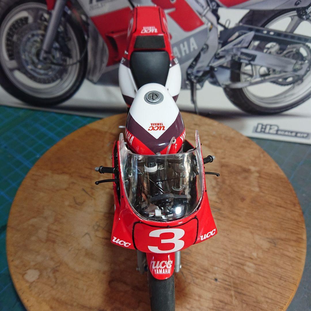 ヤマハ TZR3MA(改)88\"TZ250M本間利彦仕様 完成品 ハセガワタミヤ