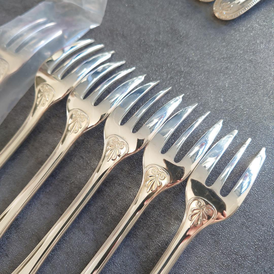 美品 クリストフル マルメゾン ケーキフォークコーヒースプーン 未開封含 12点