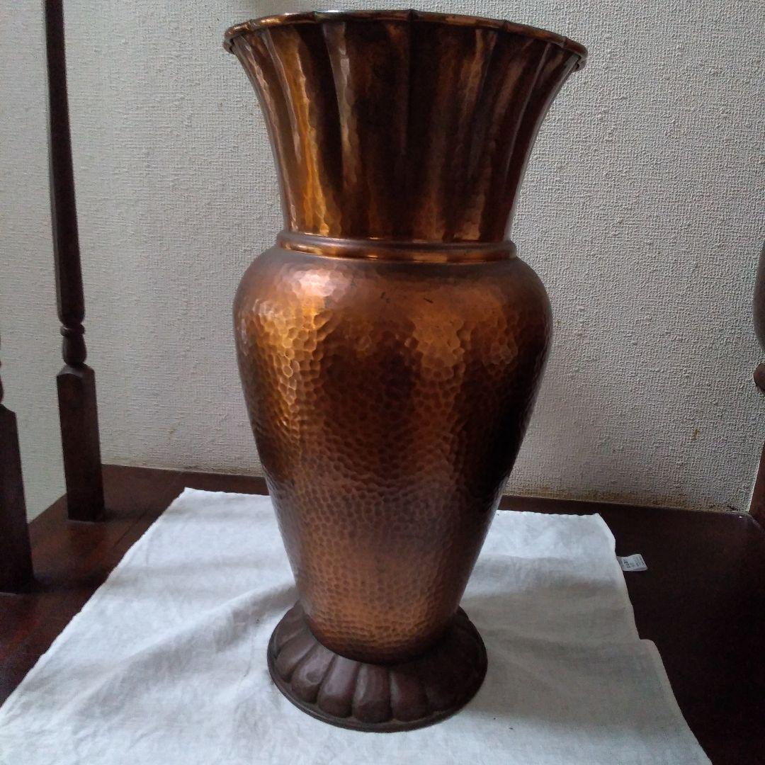 ✨イタリア製銅インテリア雑貨傘立て刻印あり