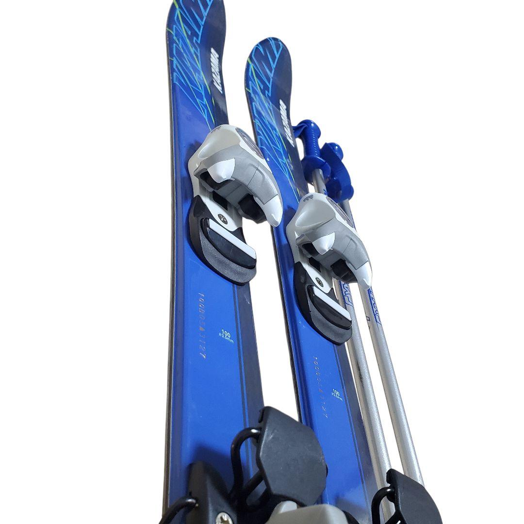 【ジュニア】KAZAMA SPAX J 100cm スキー3点セット