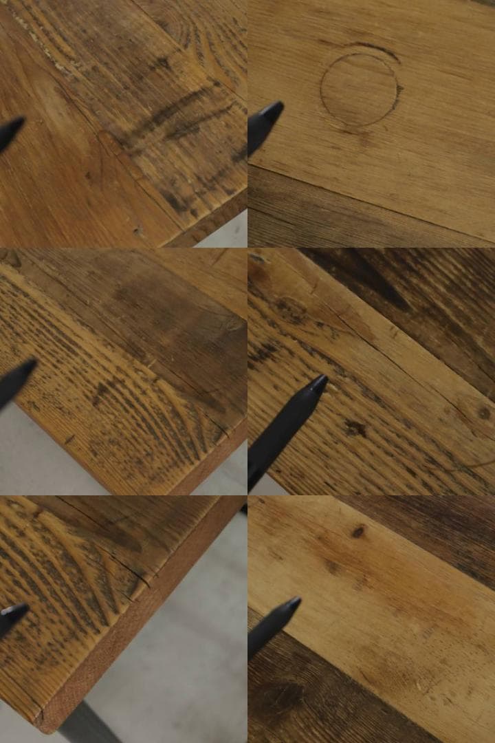 ayik 3点まとめ買い クラッシュゲート ブレラ ダイニングテーブル