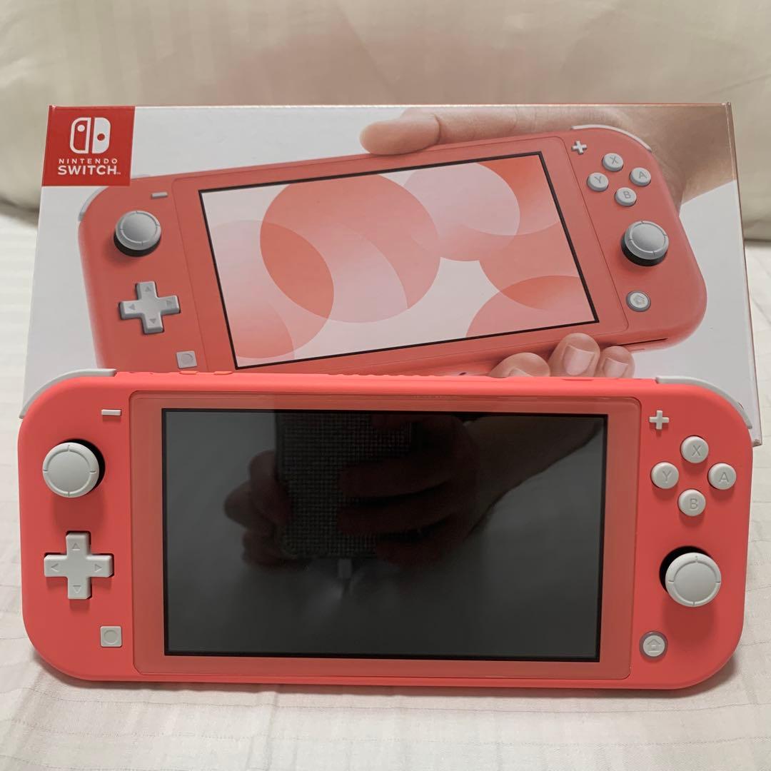 Nintendo Switch light 本体 コーラルピンク 美品