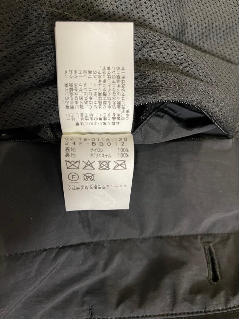 【美品】OCTAナイロンコート　黒Ｌ