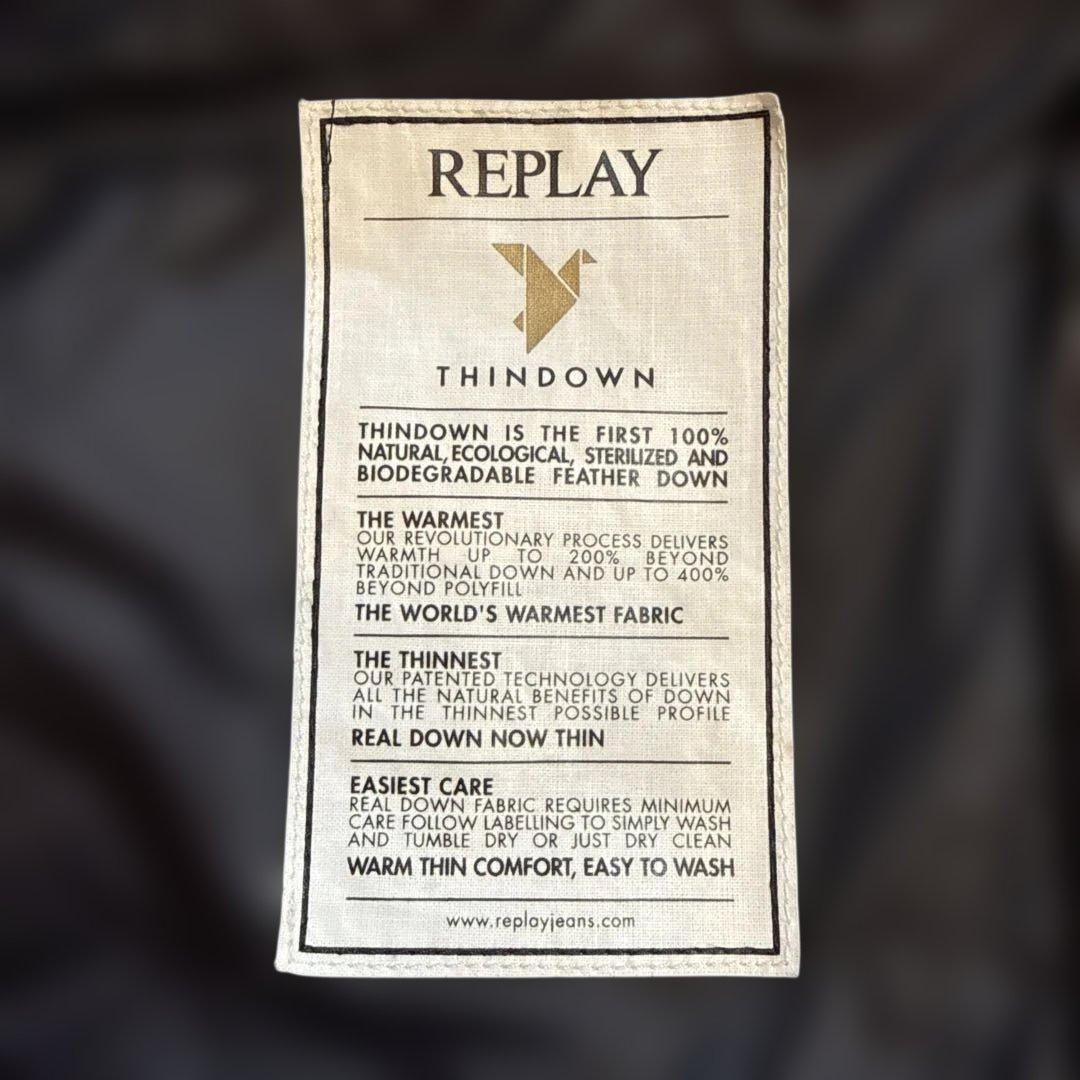 REPLAY シングルライダース ブラック