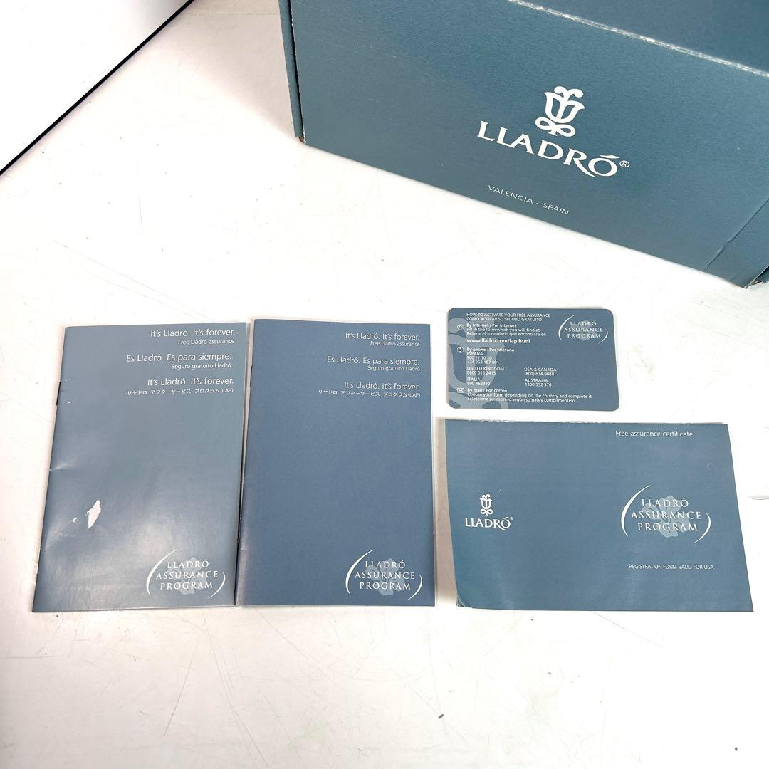 【箱・保証書付き】リヤドロ リトルローズ　バラ色の服を着た少女 LLADRO