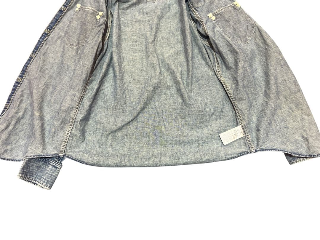 ダブルアールエル　インディゴ　ウエスタンデニムシャツ　M RRL ラルフローレン