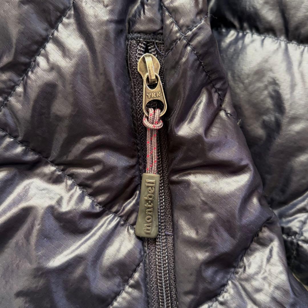 【美品】モンベル U.L. ダウンジャケット　レディース M ネイビー 収納袋付