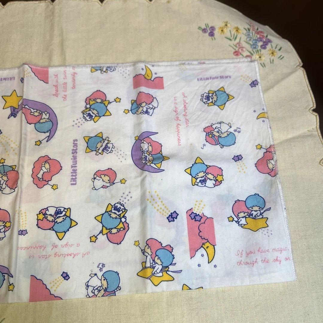 貴重キキララLittleTwinStarsお弁当箱箸箱ランチバッグクロス1976