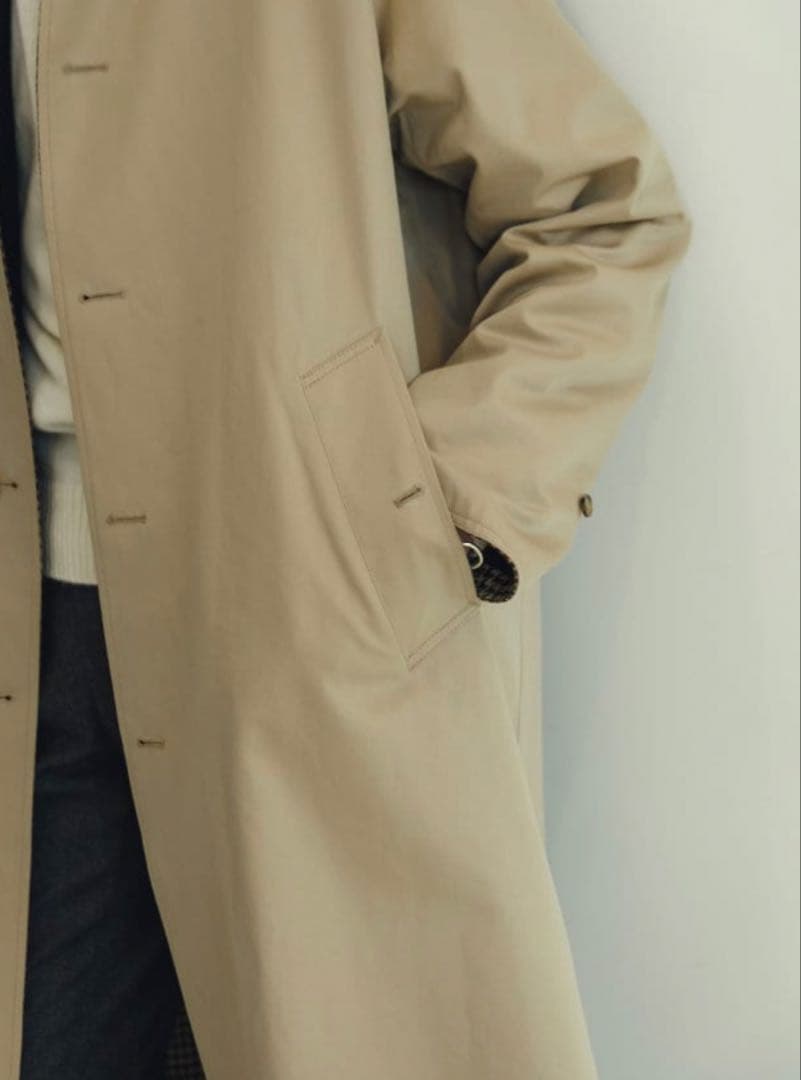 23AW インバーティア INVERTERE リバーシブル　ステンカラーコート