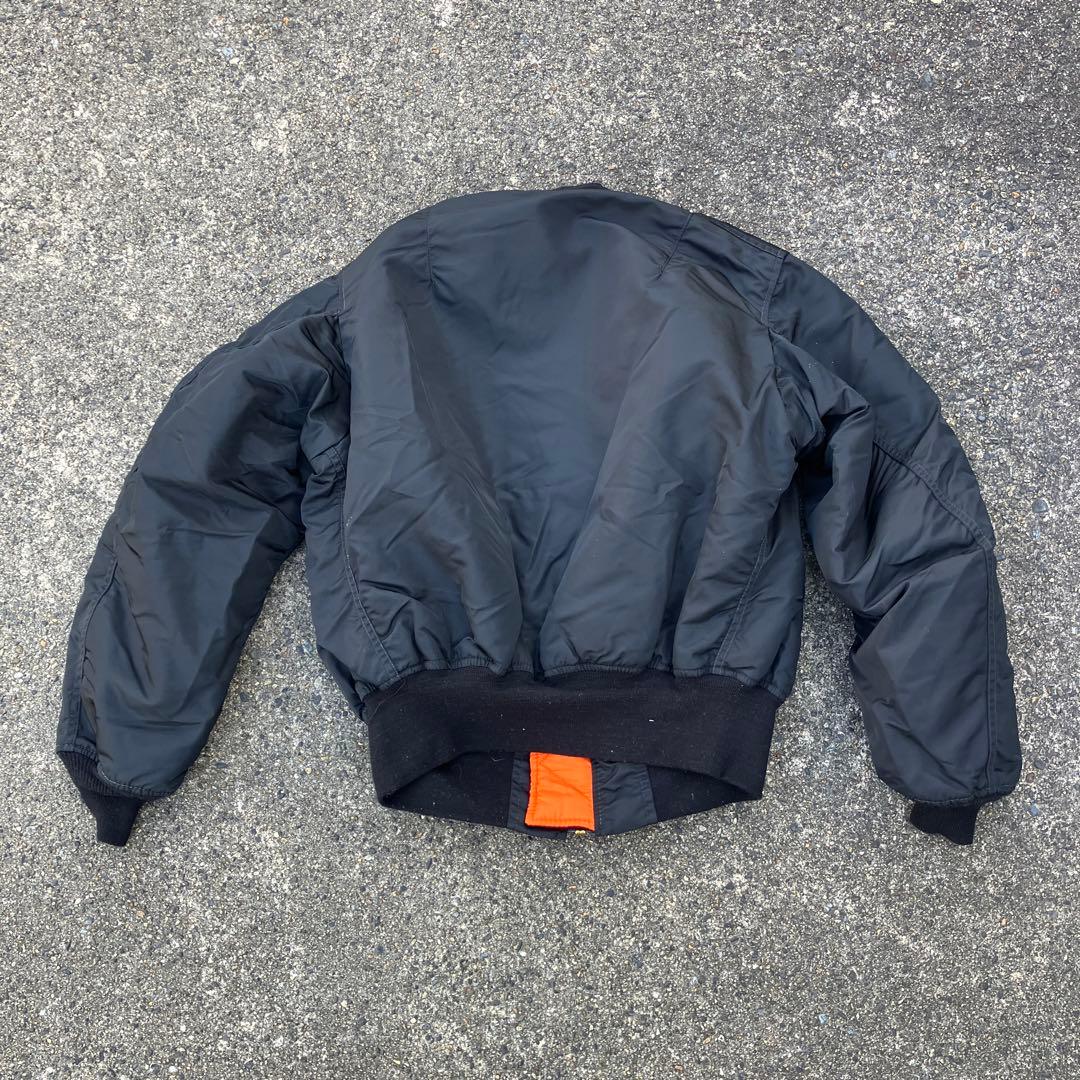 Alpha industries MA-1 ブラック　usa製