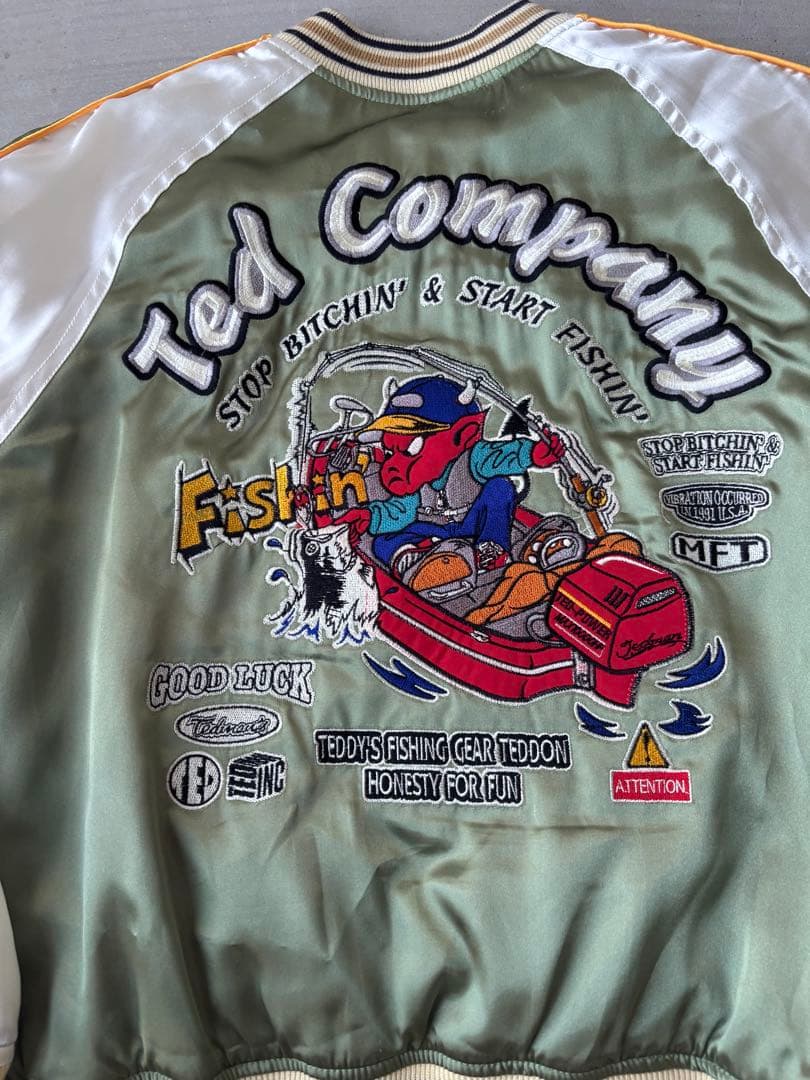 TEDMAN リバーシブル スカジャン ブラックバス