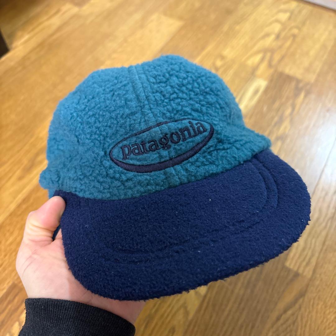 90s Patagonia フリースダックビル オーバル　vintage