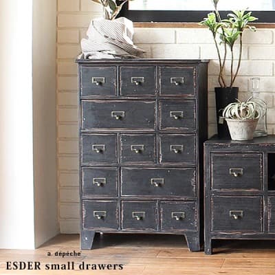 希少★a.depeche アデペシュ ESDER small drawers