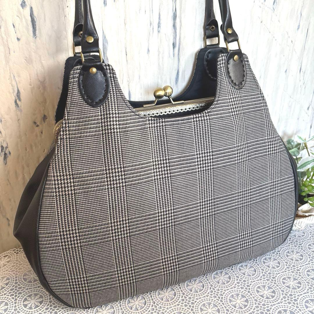 Kakimi　がま口バッグ・あおりがま口バッグ　ハンドメイド