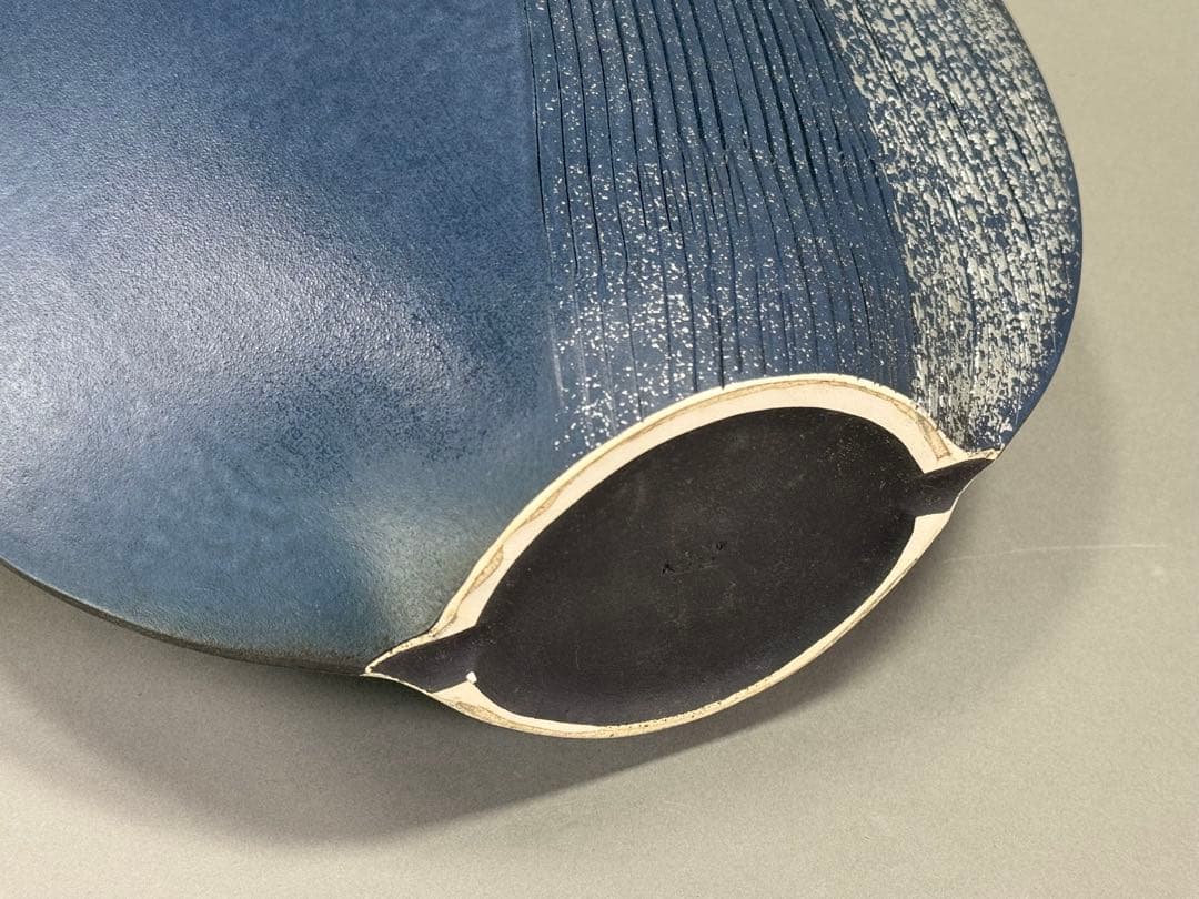 池坊　いけばな　古流　龍生派　小林正明　陶花器　華道具　花瓶　高さ41cm