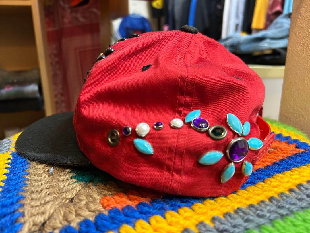 CHICAGO BULLS ビーズ装飾キャップ